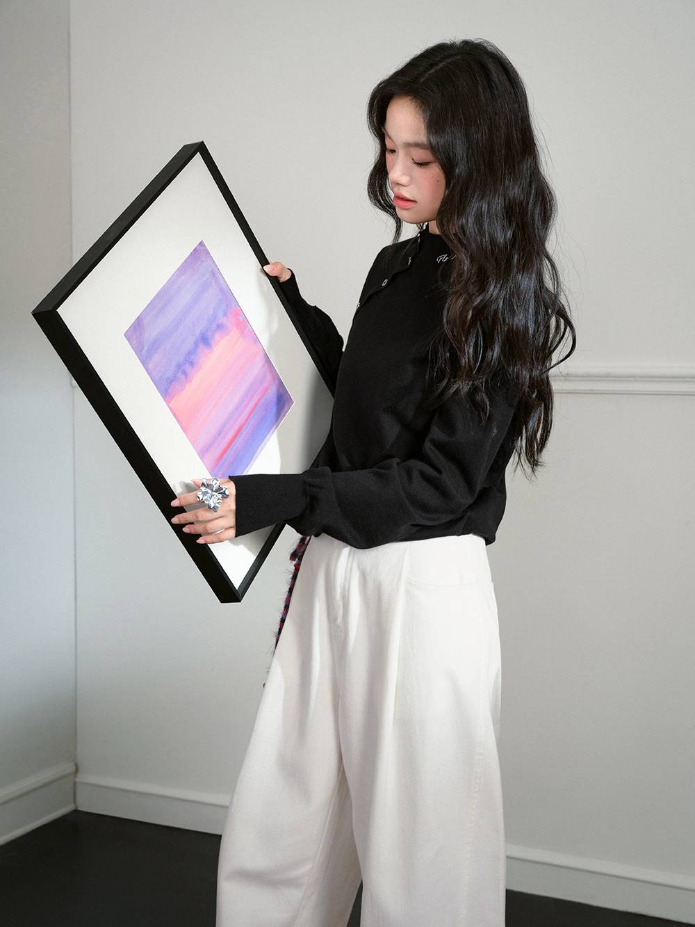 Mock Neck Long-Sleeve Top – KUOSE.com