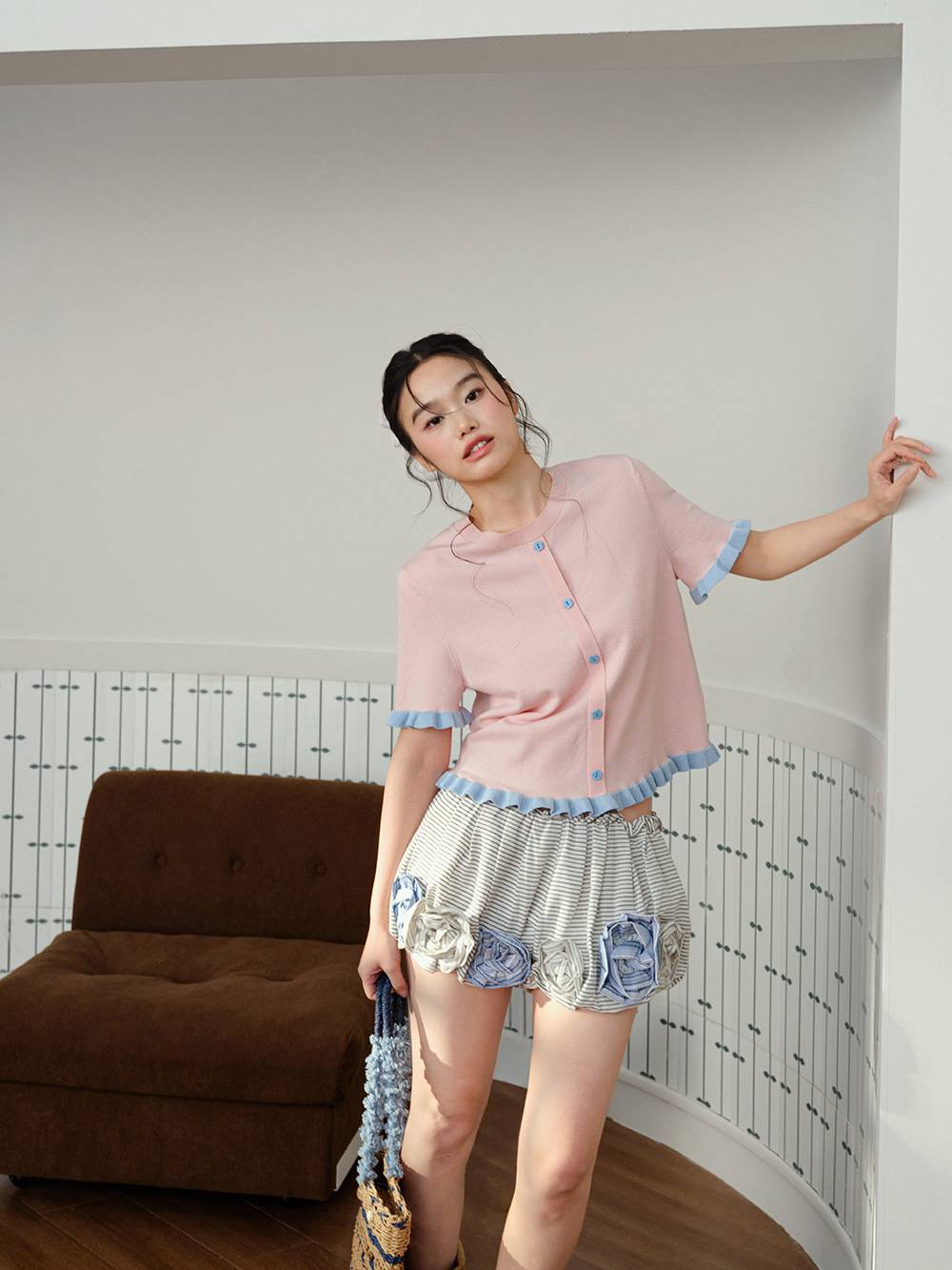 Short Sleeve Knit Top – KUOSE.com