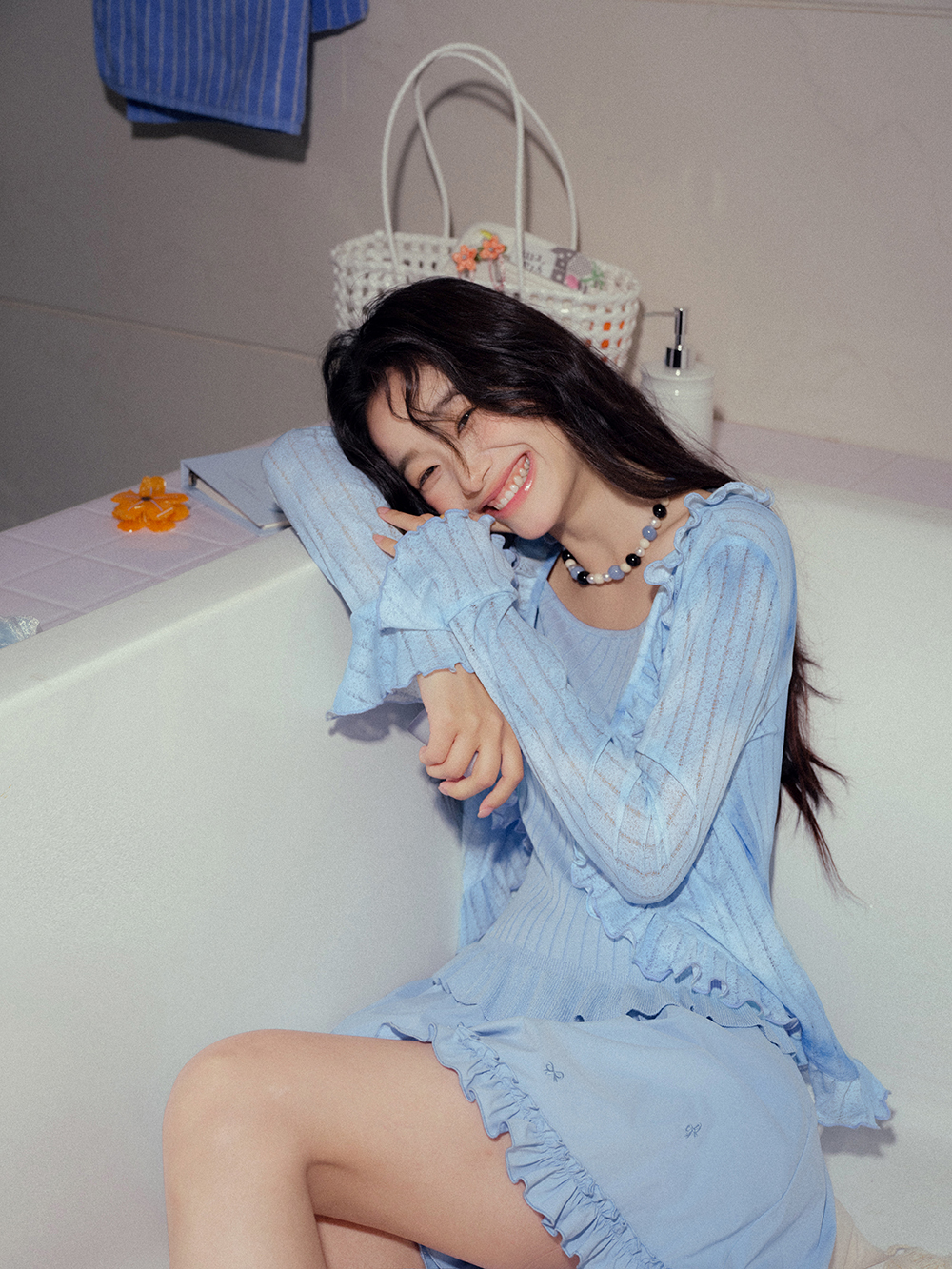 Cloudy Sky Ruffle Cardigan and Cami – KUOSE.com