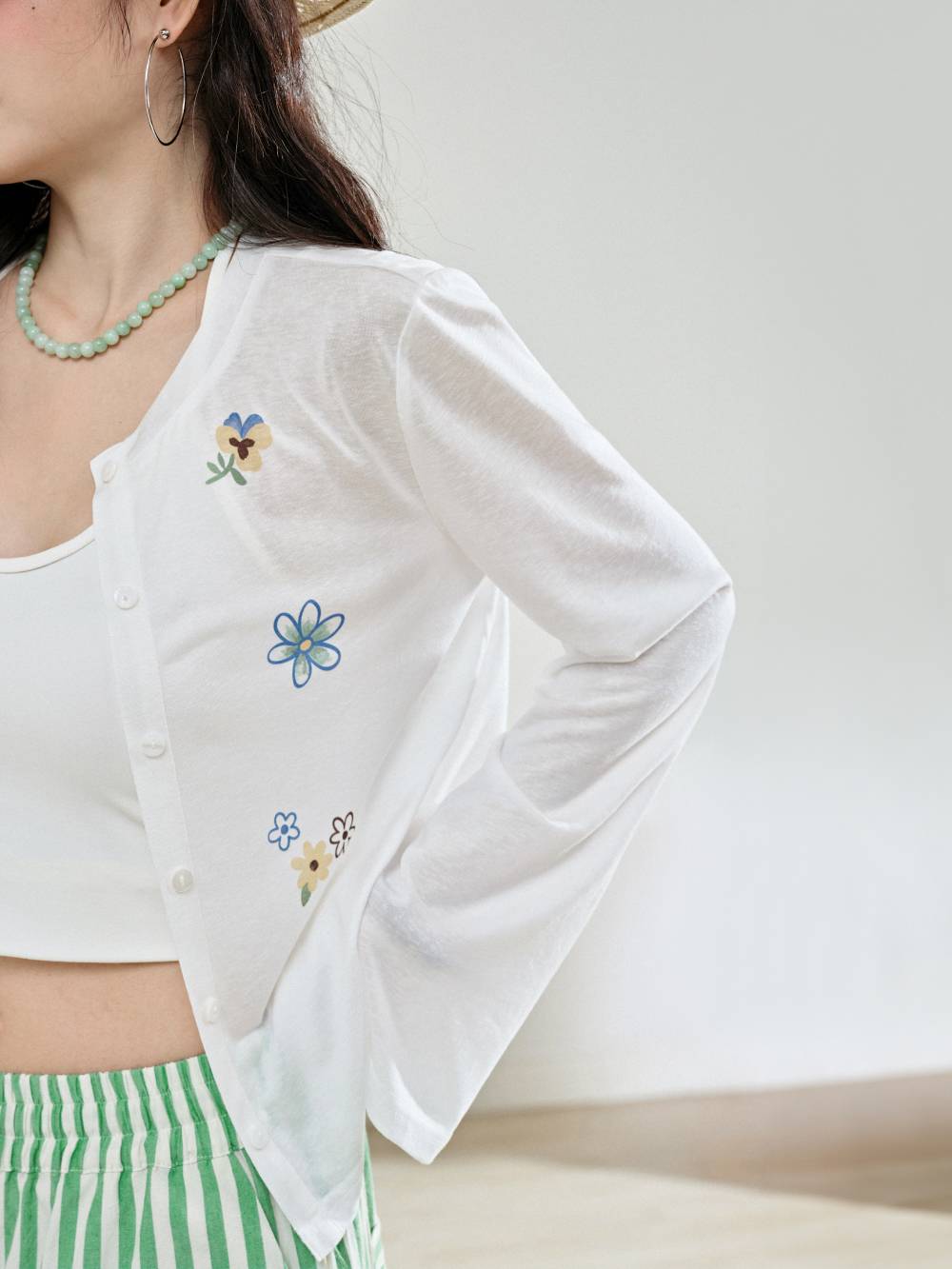 Graphic Long Sleeve Cardigan – KUOSE.com