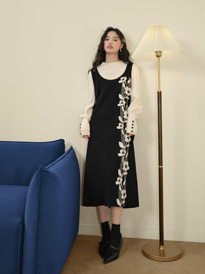 フローラルニットドレス – KUOSE.com