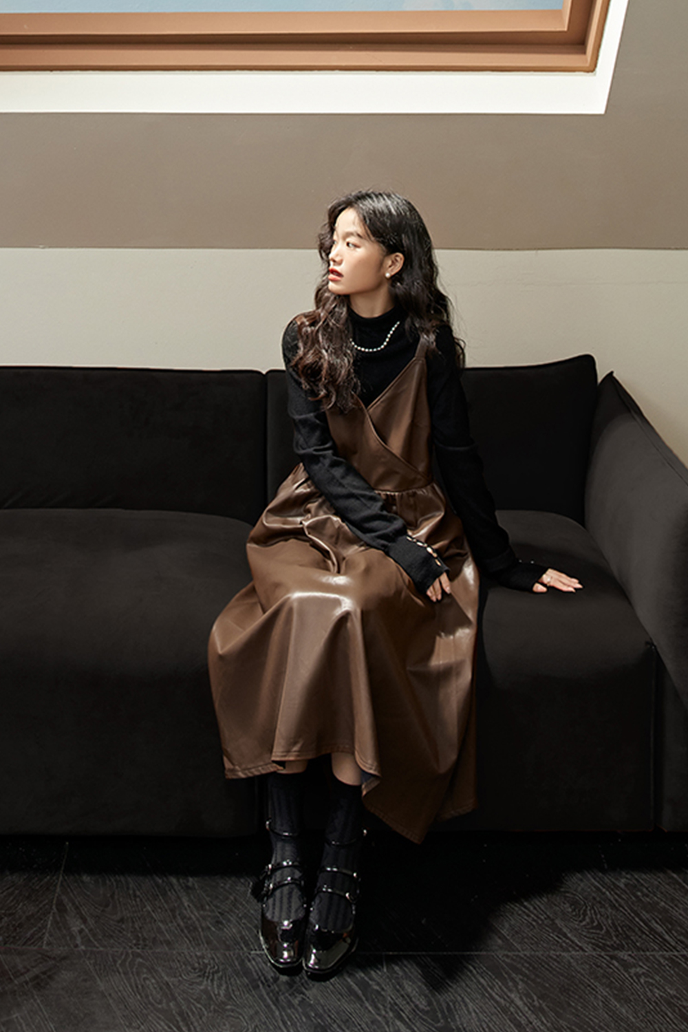 Leather Slip Dress – KUOSE.com