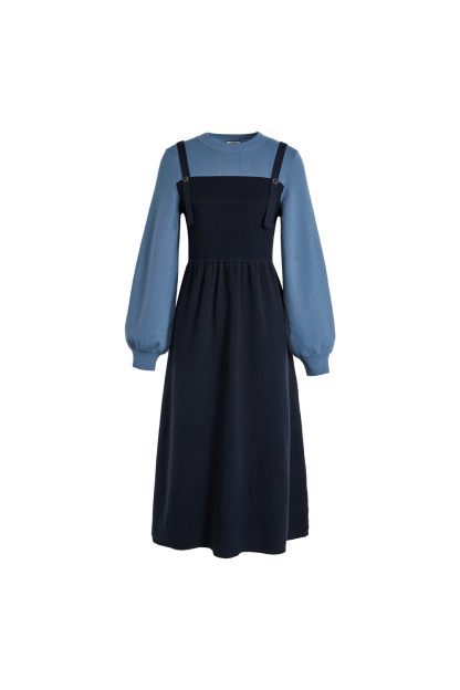 ワンピース KUOSE Fake Two-piece Dress – KUOSE.com