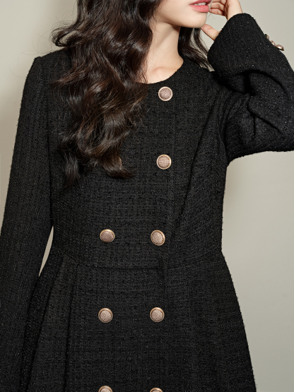 Tweed Maxi Dress – KUOSE.com Tweed Maxi Dress – KUOSE.com