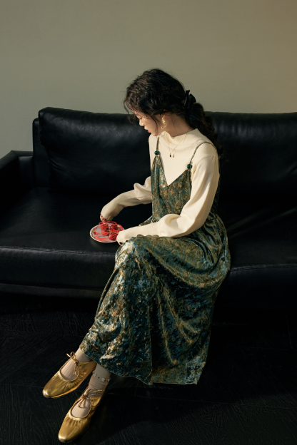 Velvet Maxi Dress – KUOSE.com
