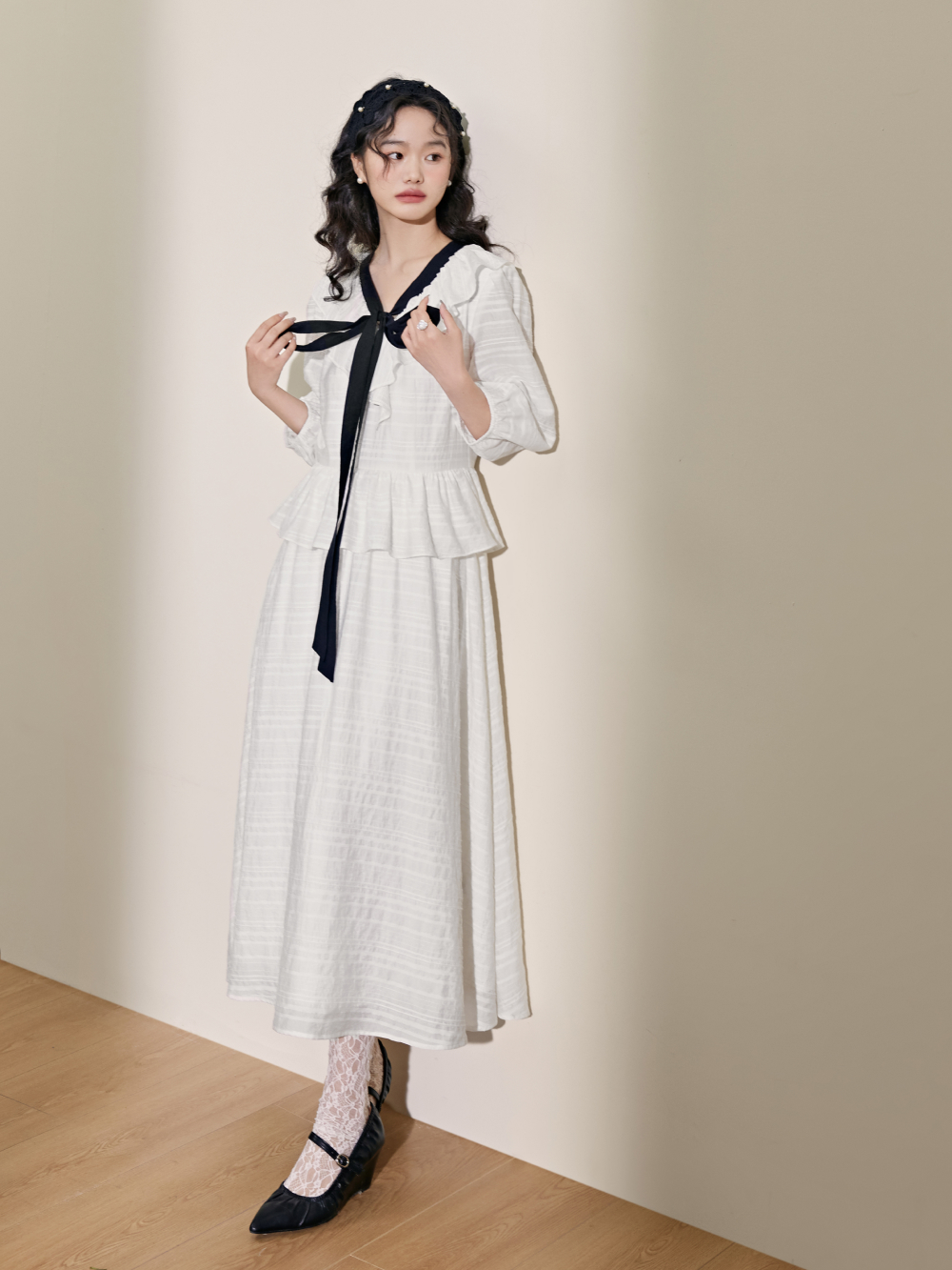 Ribbon Tie Dress – KUOSE.com