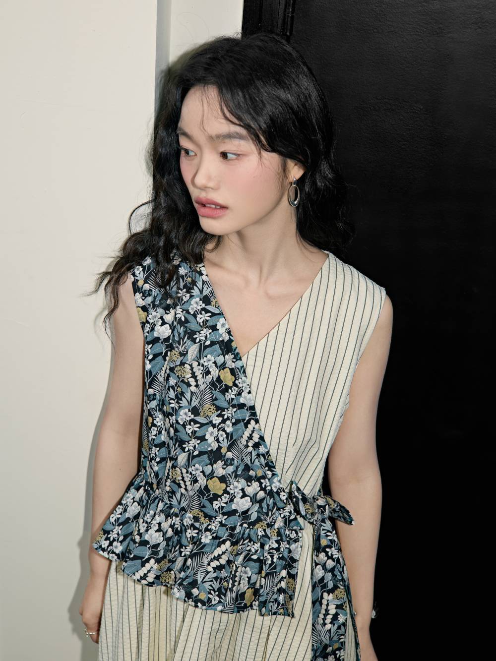 花の縞模様のドレス – KUOSE.com