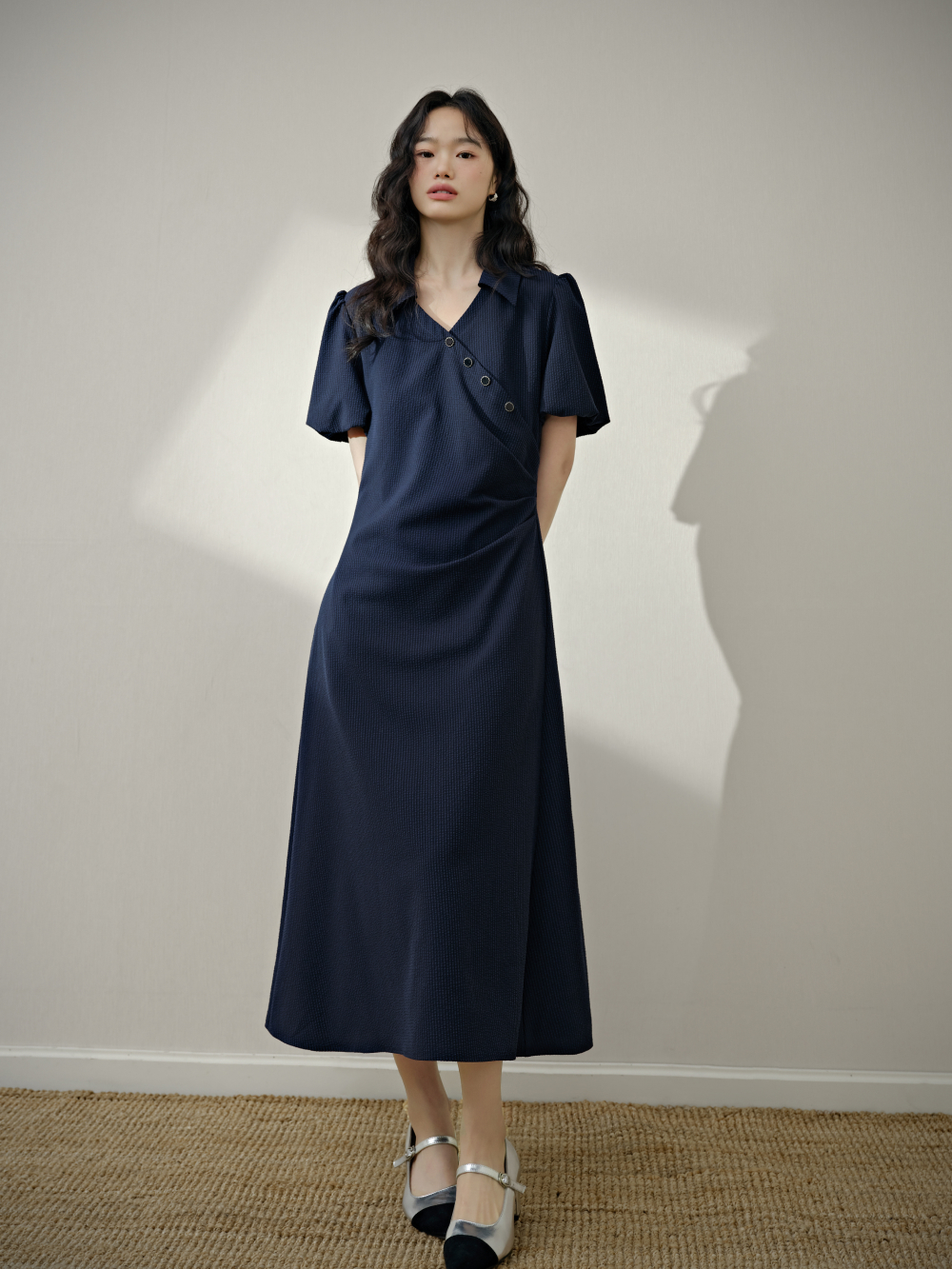 直営品【KUOSE】Ruched Midiドレス 関税込 Ruched Midiドレス – KUOSE.com