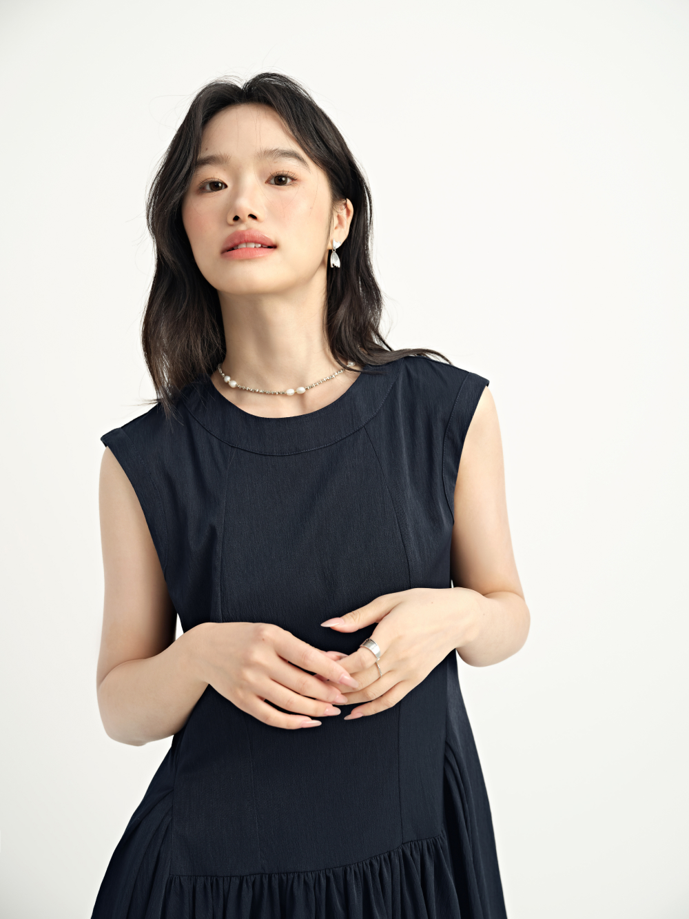 Sleeveless A-line Dress – KUOSE.com