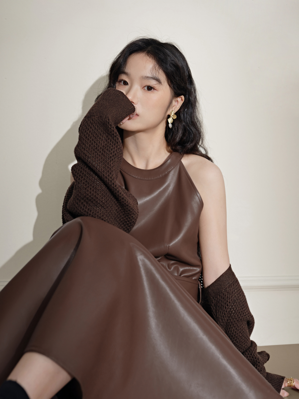 Faux Leather Dress – KUOSE.com