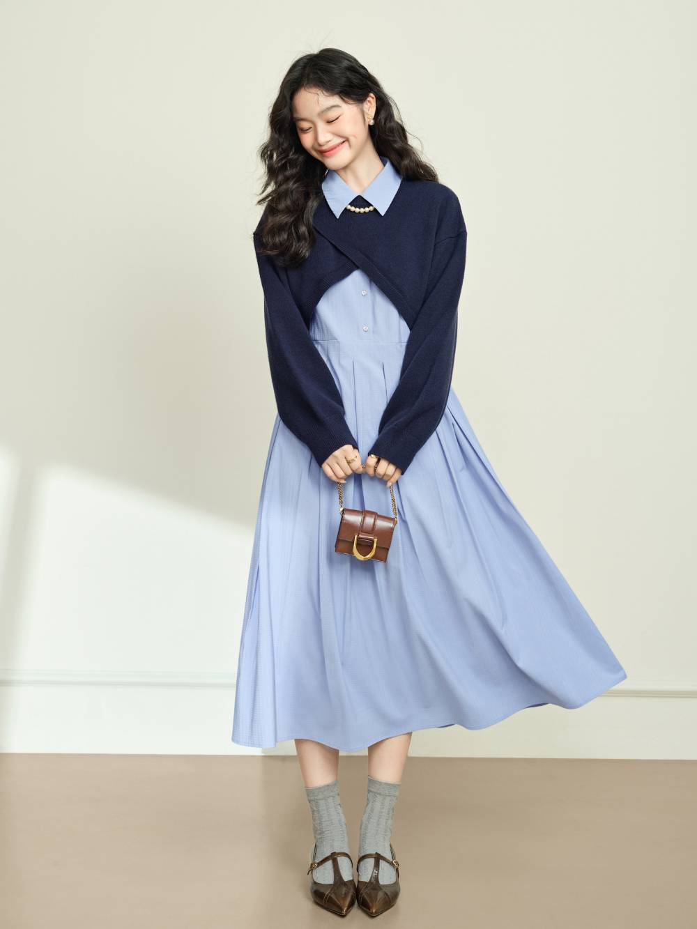 カーディガンとドレスセット – KUOSE.com