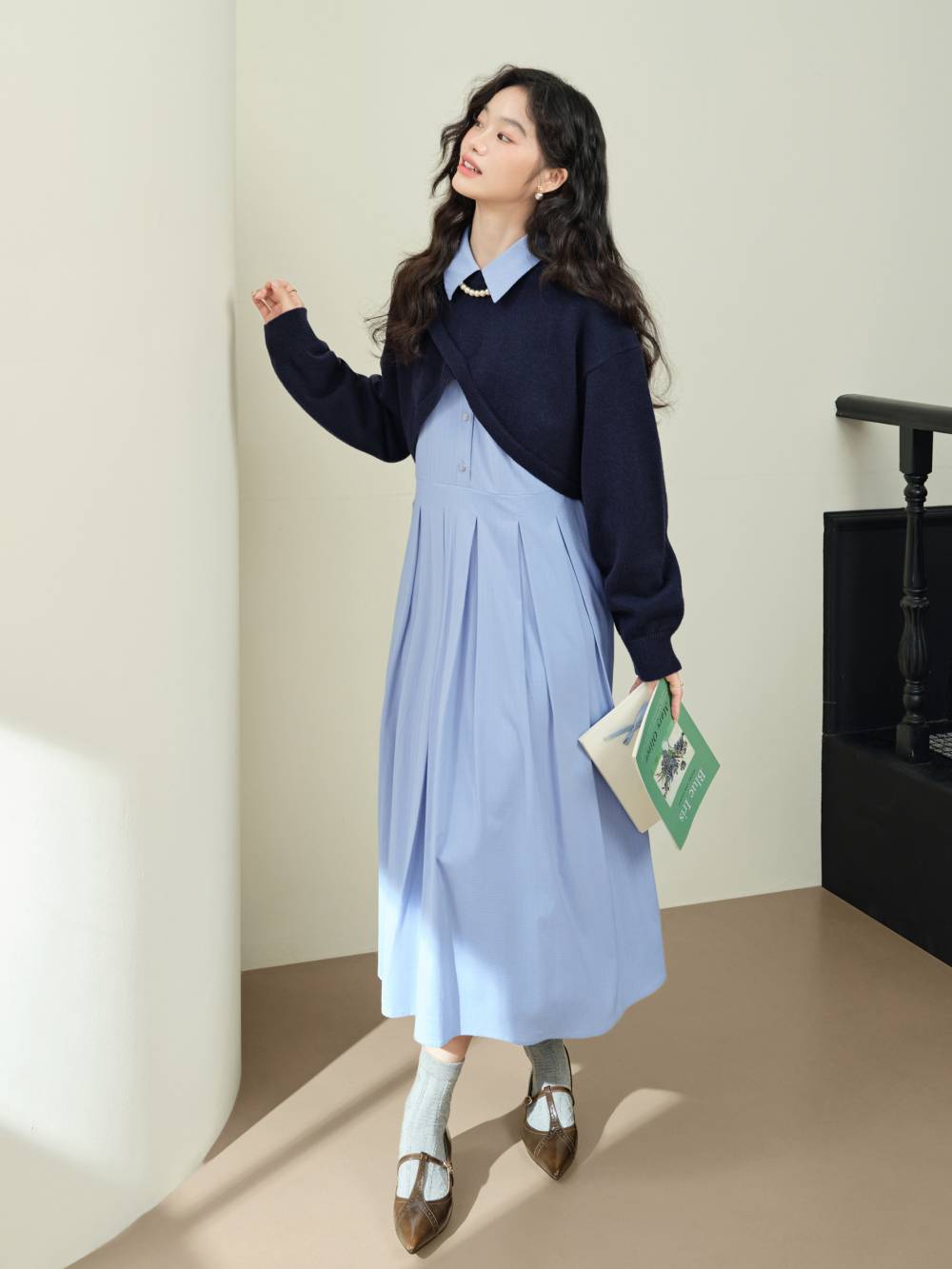 カーディガンとドレスセット – KUOSE.com 