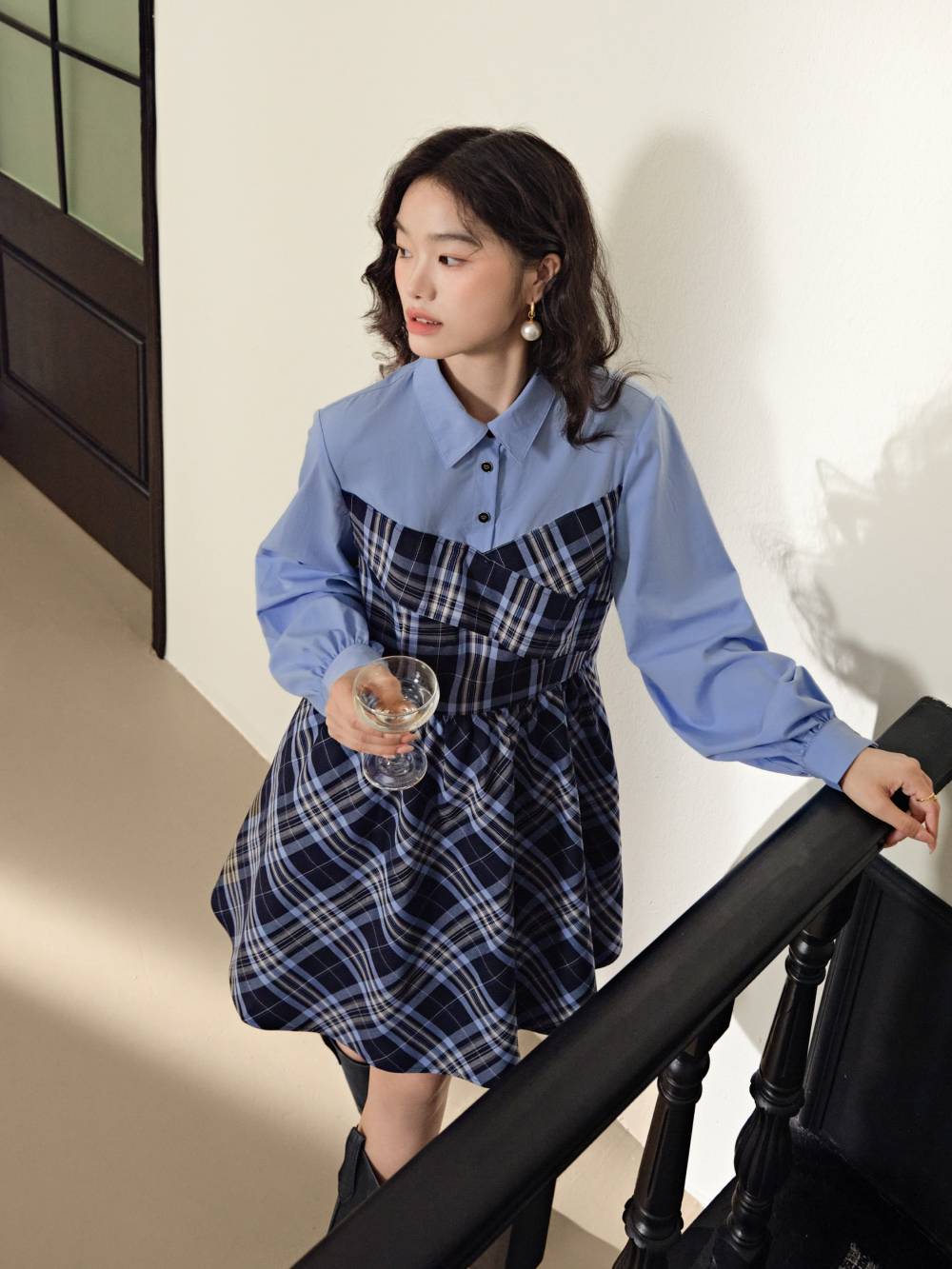 Plaid Shirt Dress – KUOSE.com