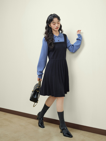 Fake Two-piece Dress – KUOSE.com