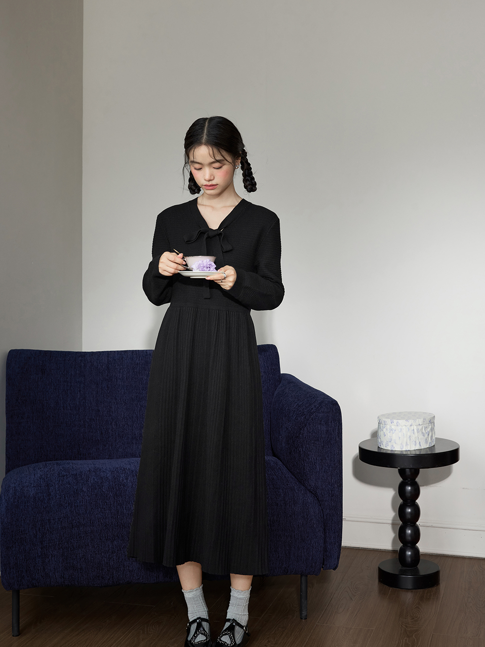 Ribbon Knit Dress – KUOSE.com