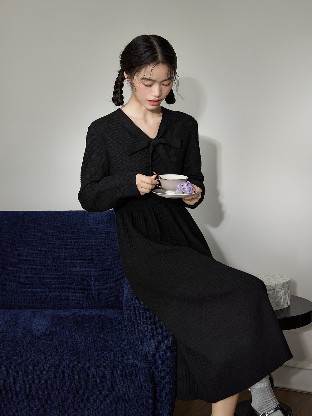 Ribbon Knit Dress – KUOSE.com