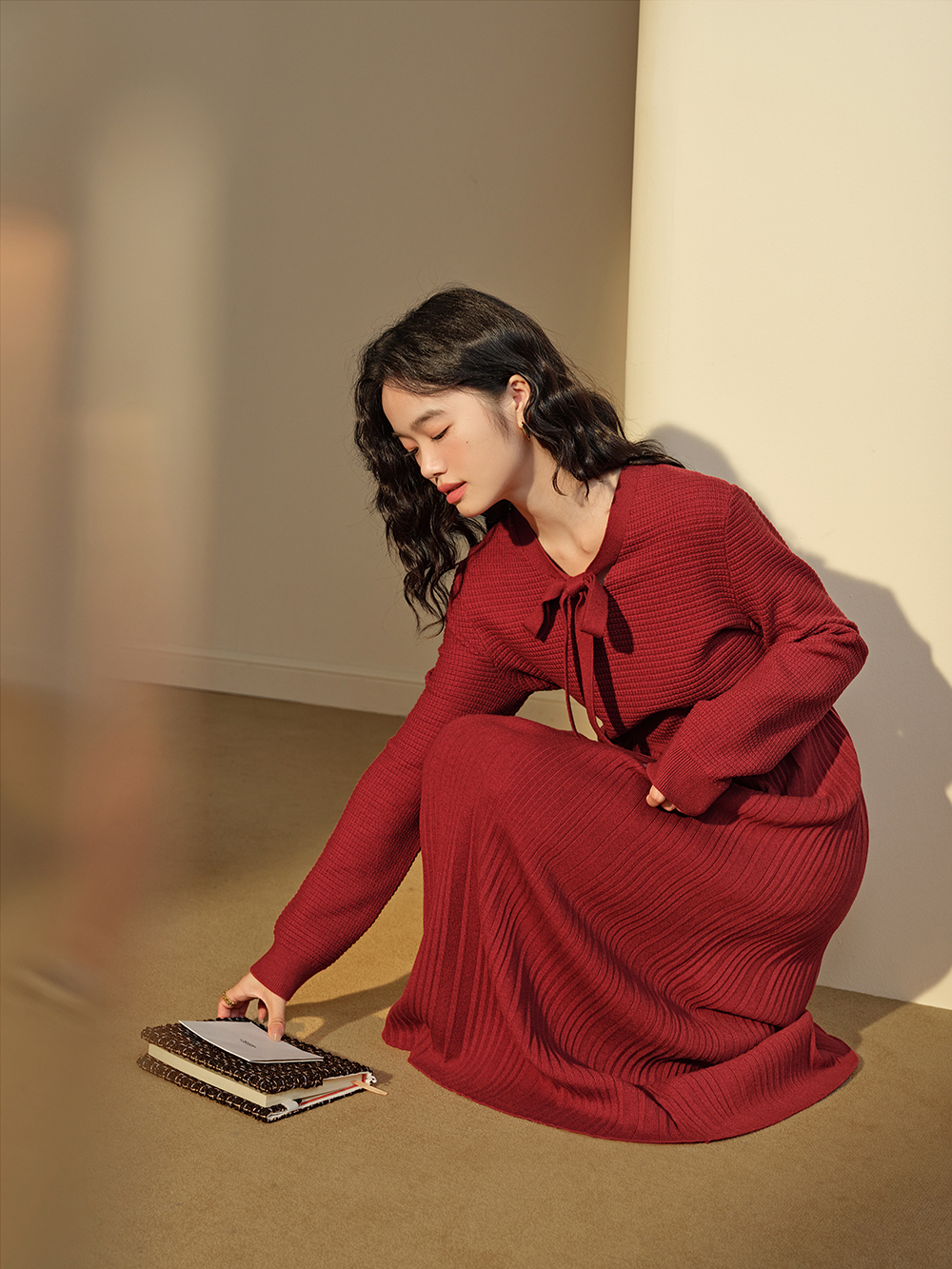 リボンニットドレス – KUOSE.com リボンニットドレス – KUOSE.com