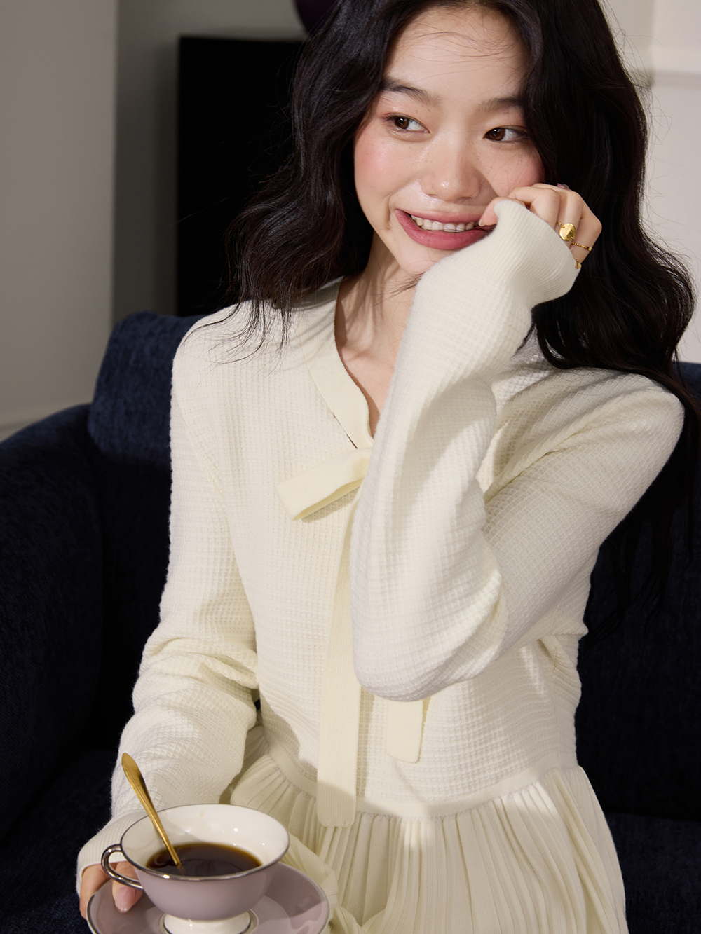 リボンニットドレス – KUOSE.com