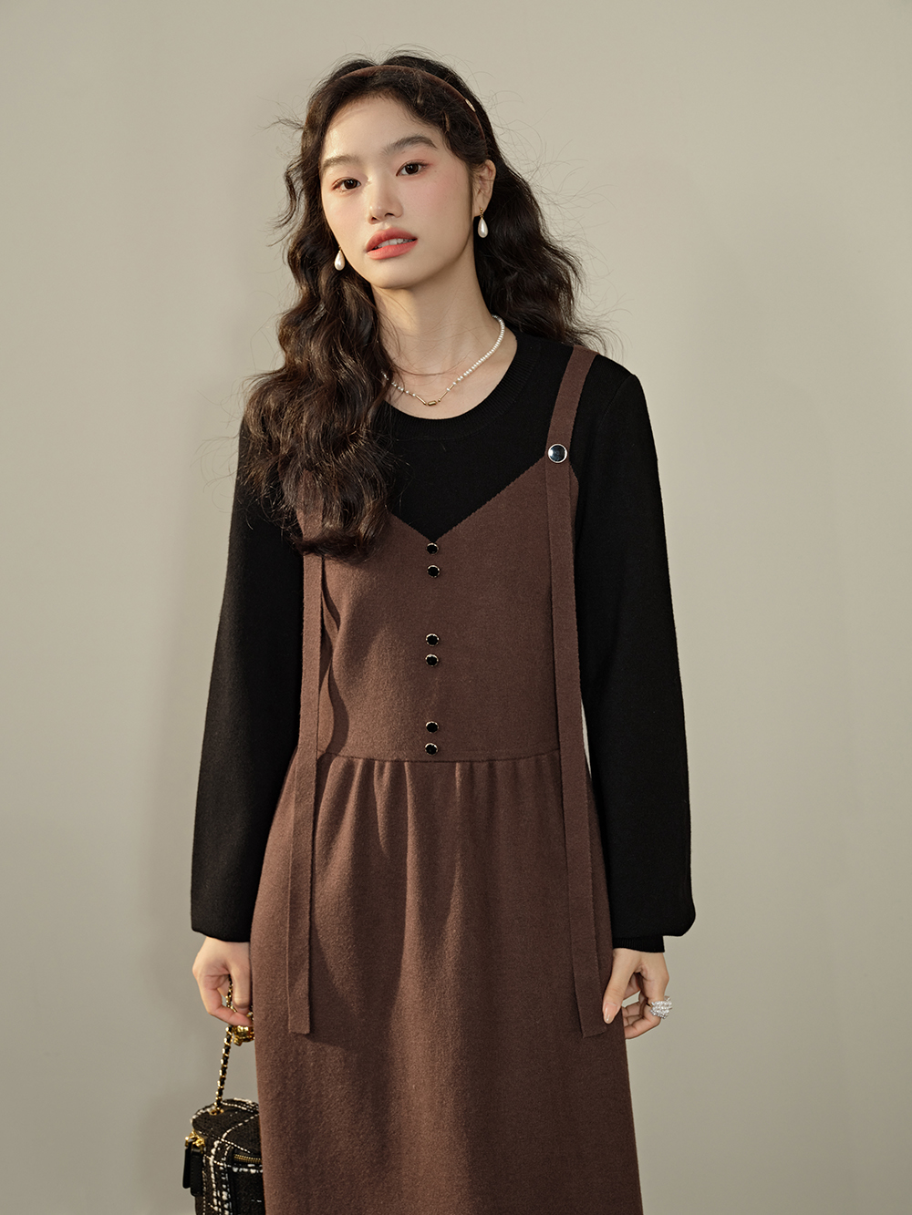 kuose 嘘のツーピースドレス ワンピース kuose 嘘のツーピースドレス ワンピース
