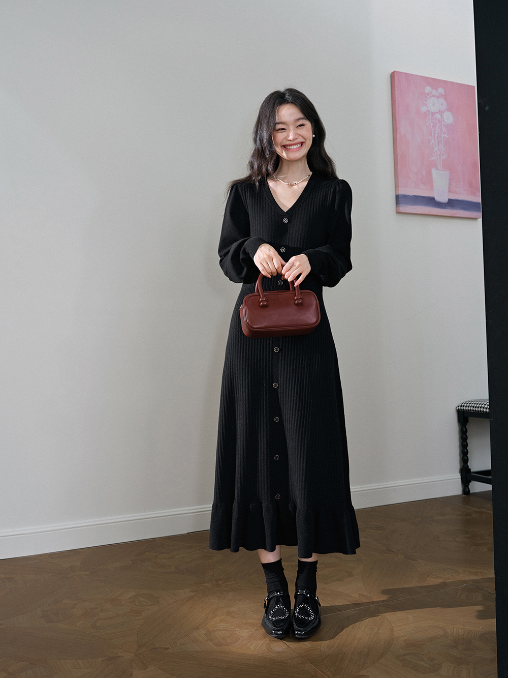 長袖ニットドレス – KUOSE.com