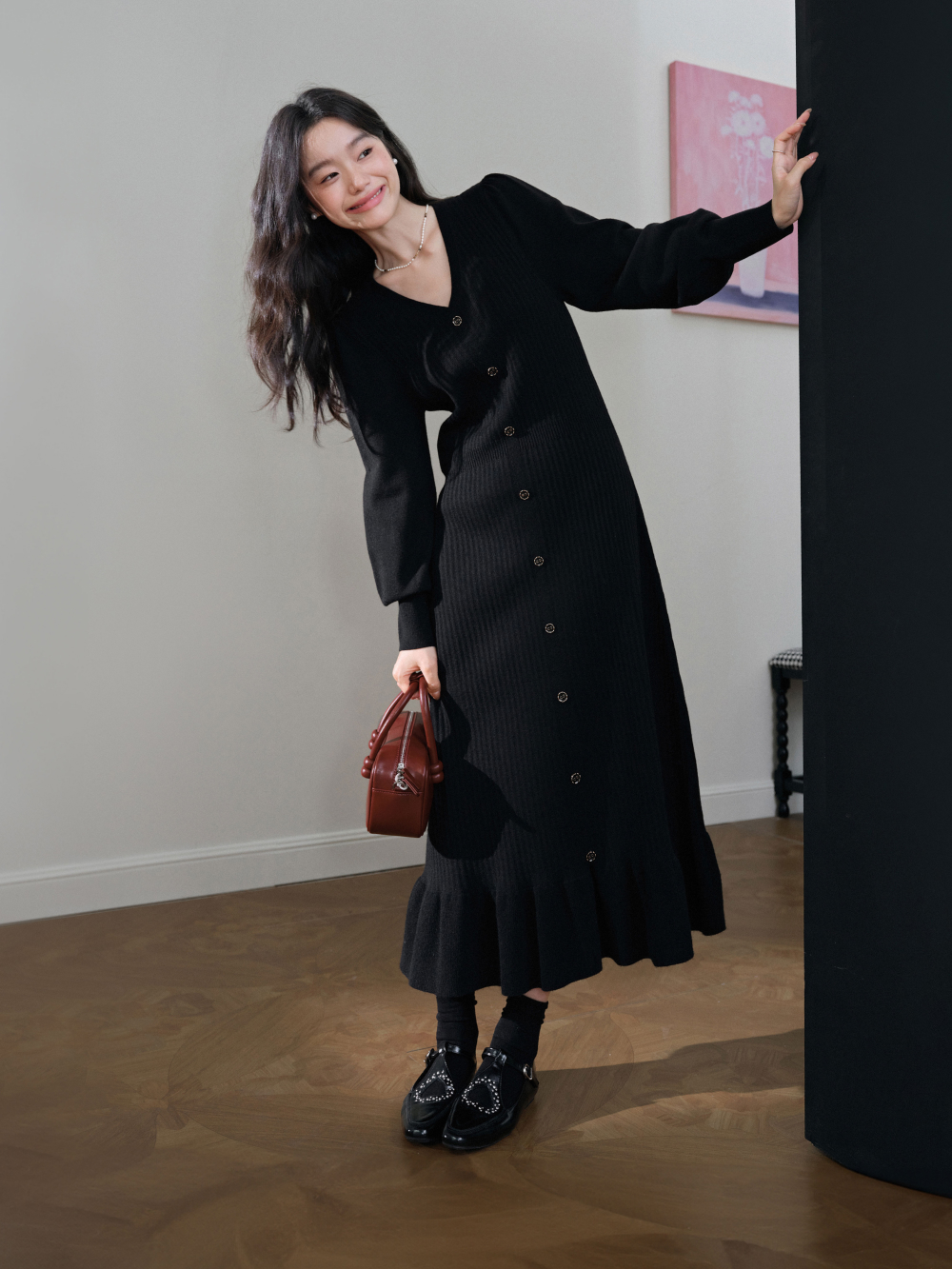 長袖ニットドレス – KUOSE.com