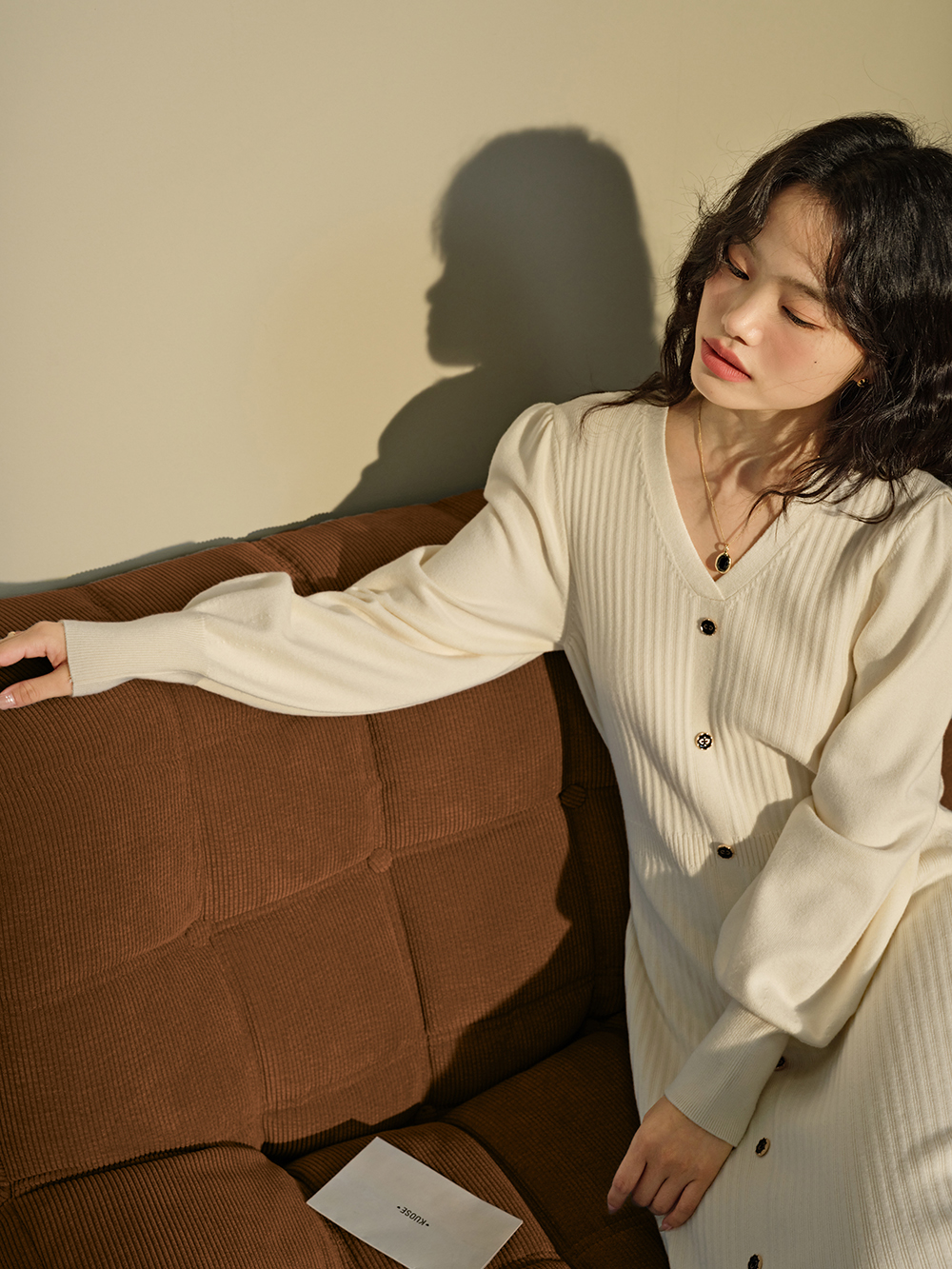 Long Sleeve Knit Dress – KUOSE.com Long Sleeve Knit Dress – KUOSE.com