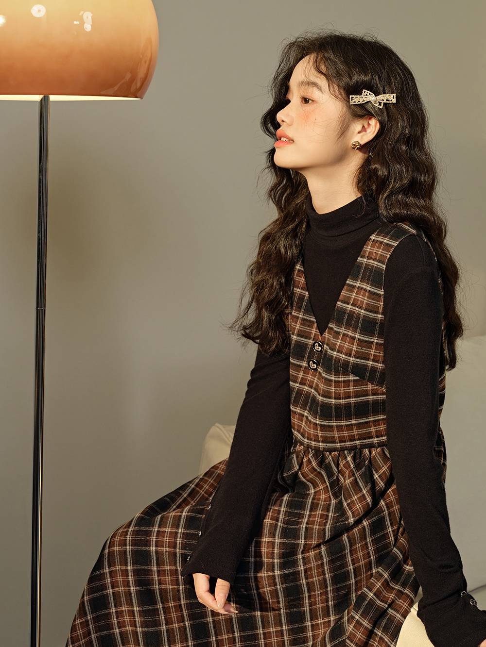 格子縞のベストドレス – KUOSE.com