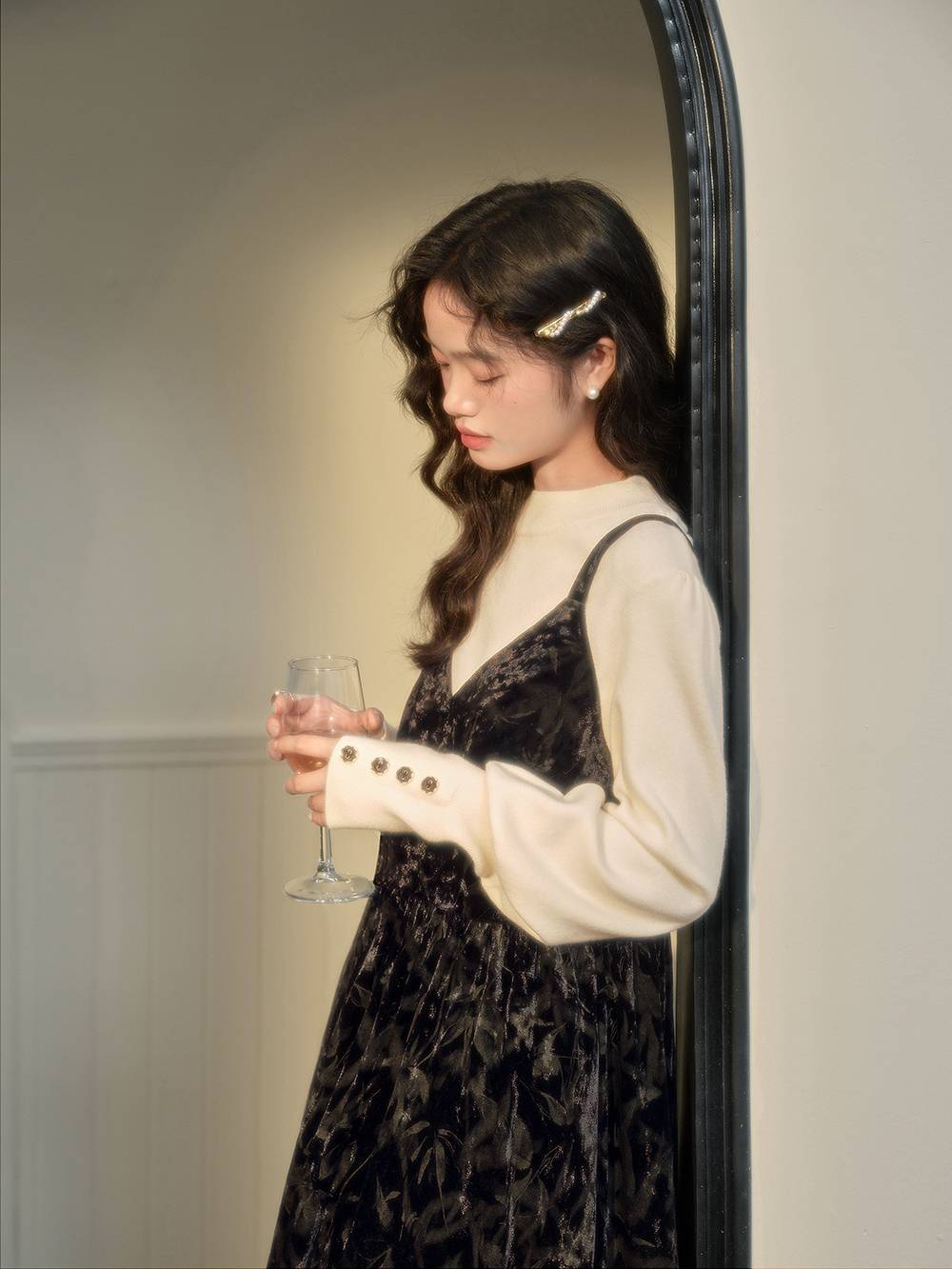 Velvet Slip Dress – KUOSE.com