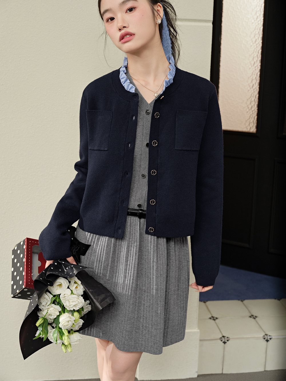 Vネックニットワンピース – KUOSE.com Vネックニットワンピース – KUOSE.com
