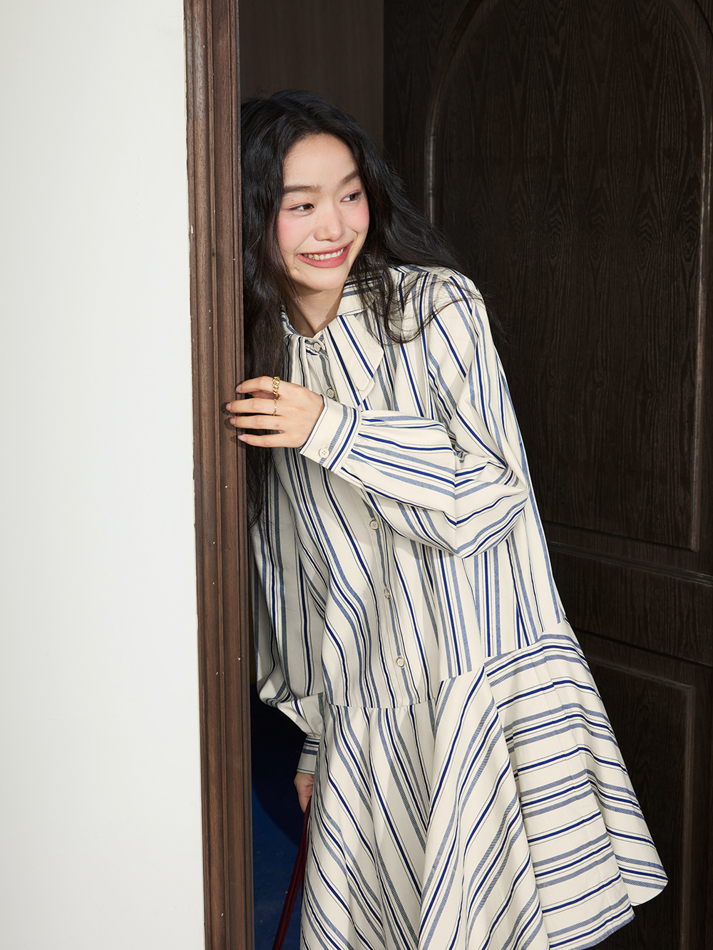 ベストとストライプのドレス – KUOSE.com