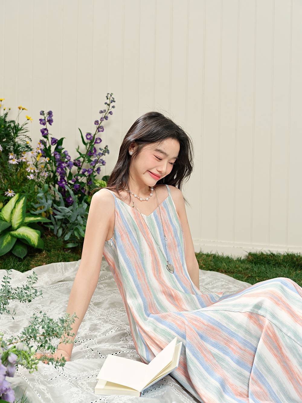 【KUOSE】カラフルなストライプドレス カラフルなストライプドレス – KUOSE.com