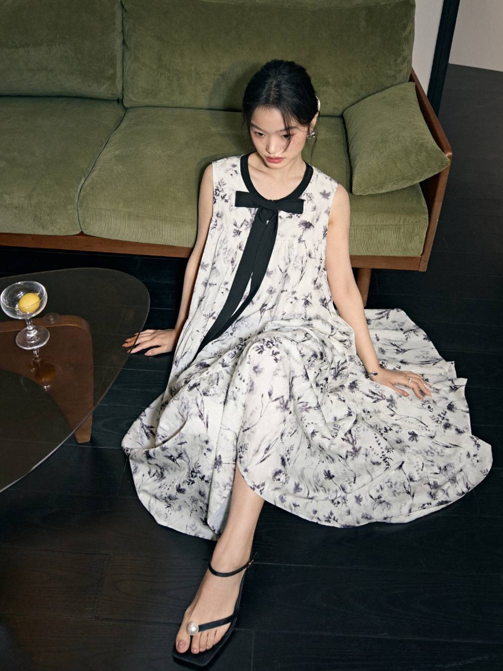 Floral Ribbon Dress – KUOSE.com Floral Ribbon Dress – KUOSE.com