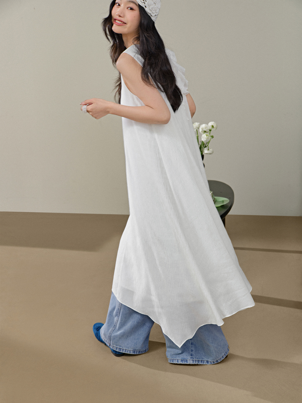Asymmetrical Hem Dress – KUOSE.com