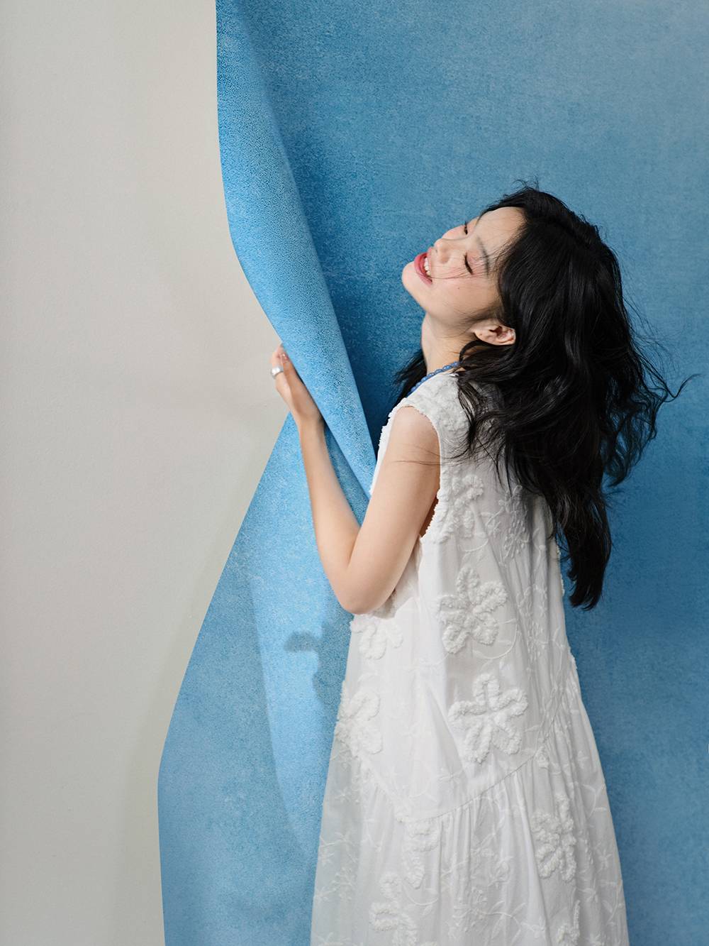 Vネックテクスチャフローラルドレス – KUOSE.com