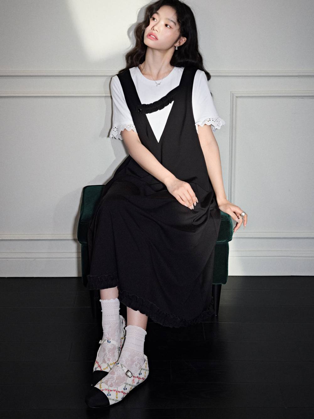 KUOSE 偽のツーピースドレス Mサイズ 偽のツーピースドレス – KUOSE.com