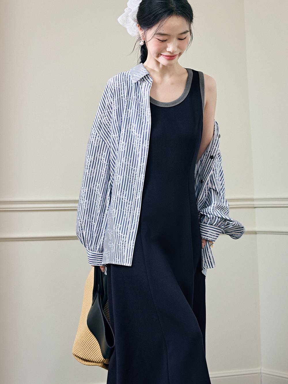 直営品【KUOSE】韓国ブランドフィットウエストドレス ワンピース L KUOSE(クオセ) ワンピース(レディース) - 海外通販のBUYMA
