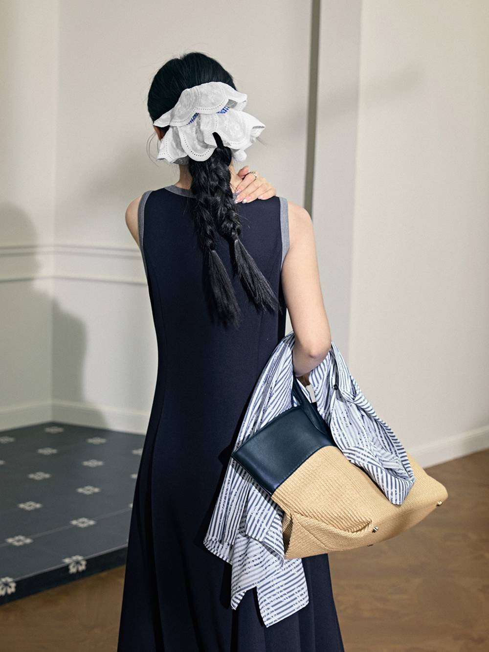 【送料&関税込】Maison KitsunAC Tank Dress Women's Oceanside Tank Dress | Future Dusk Iris Dusk UPF 50+