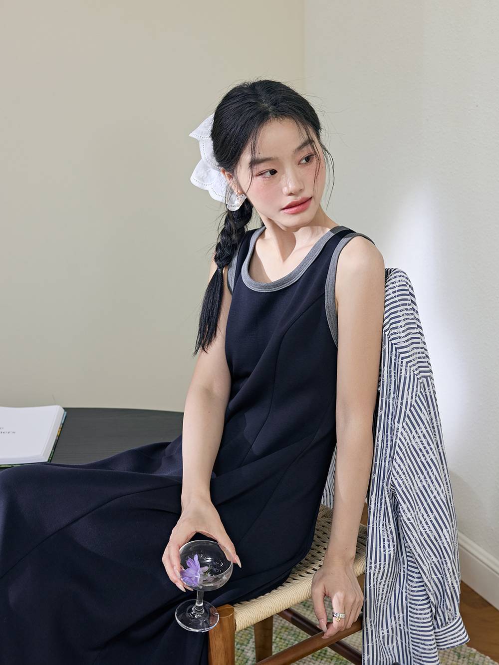 【送料&関税込】Maison KitsunAC Tank Dress Women's Oceanside Tank Dress | Future Dusk Iris Dusk UPF 50+