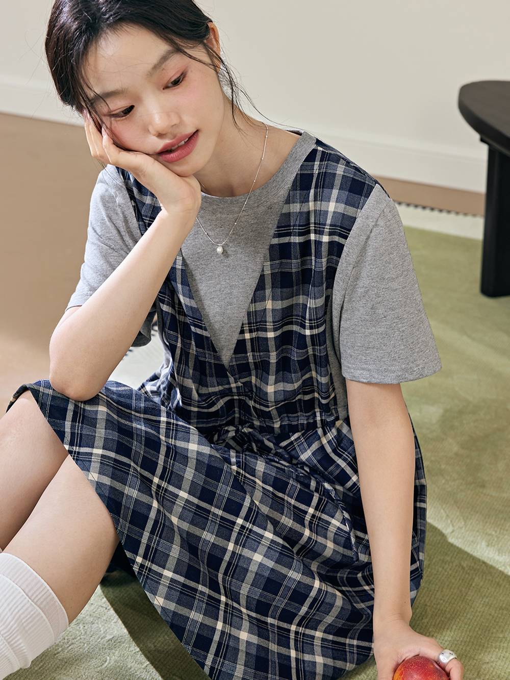 KUOSE 偽のツーピースドレス Mサイズ 偽のツーピースドレス – KUOSE.com