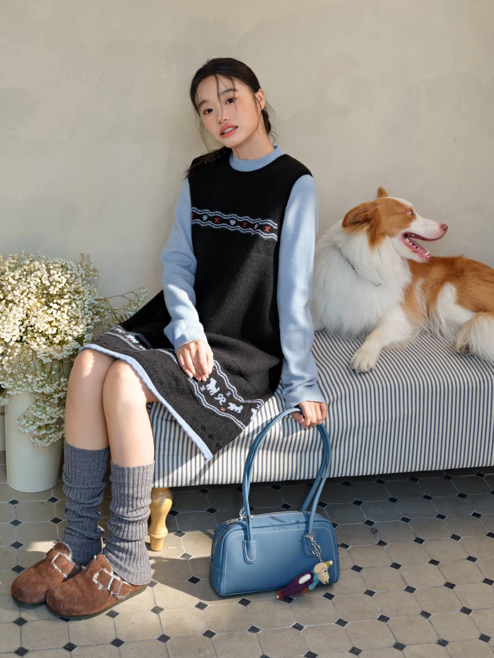 Fair Isle Knit Dress