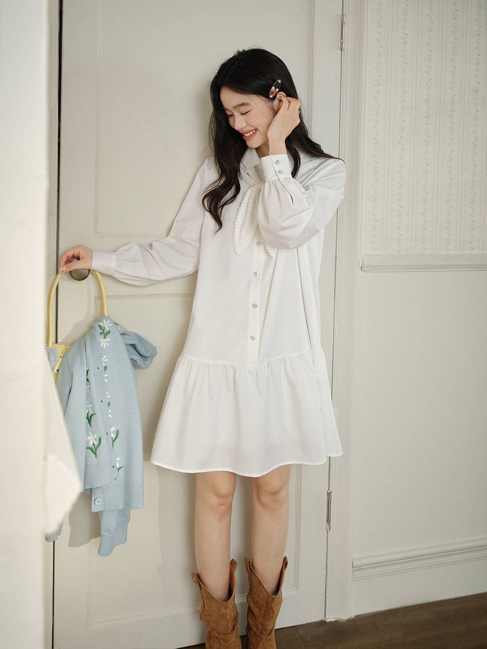 White Shirt Dress