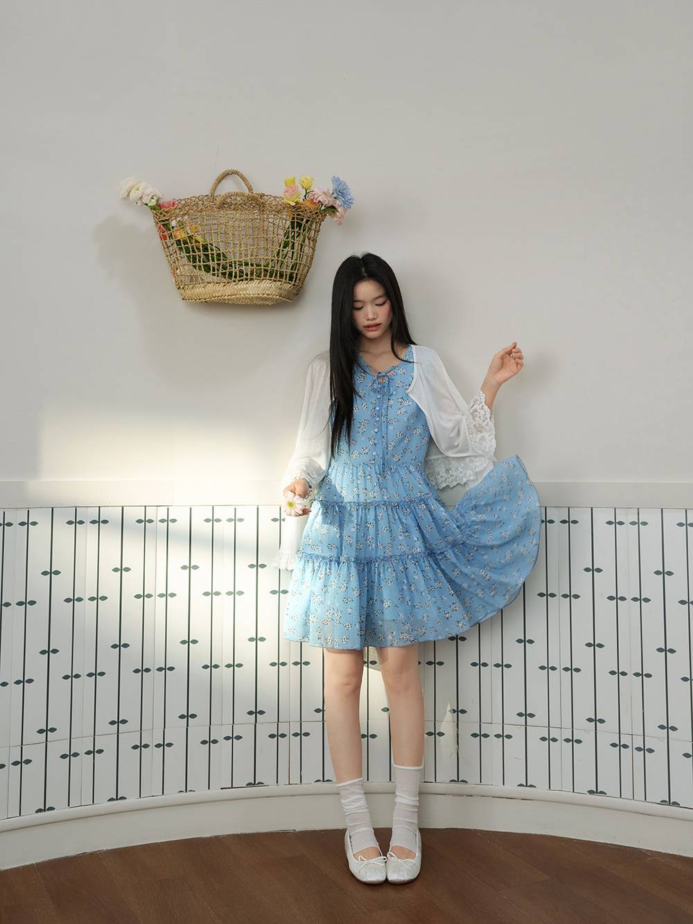花柄ミニドレス – KUOSE.com
