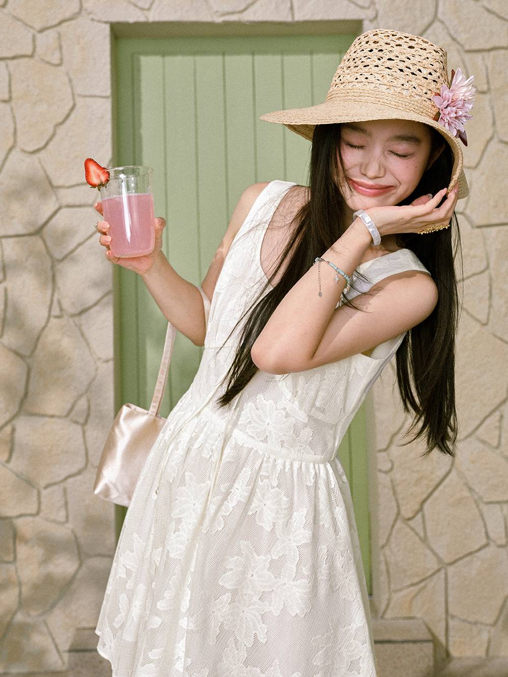 Sleeveless Layered Midi Dress