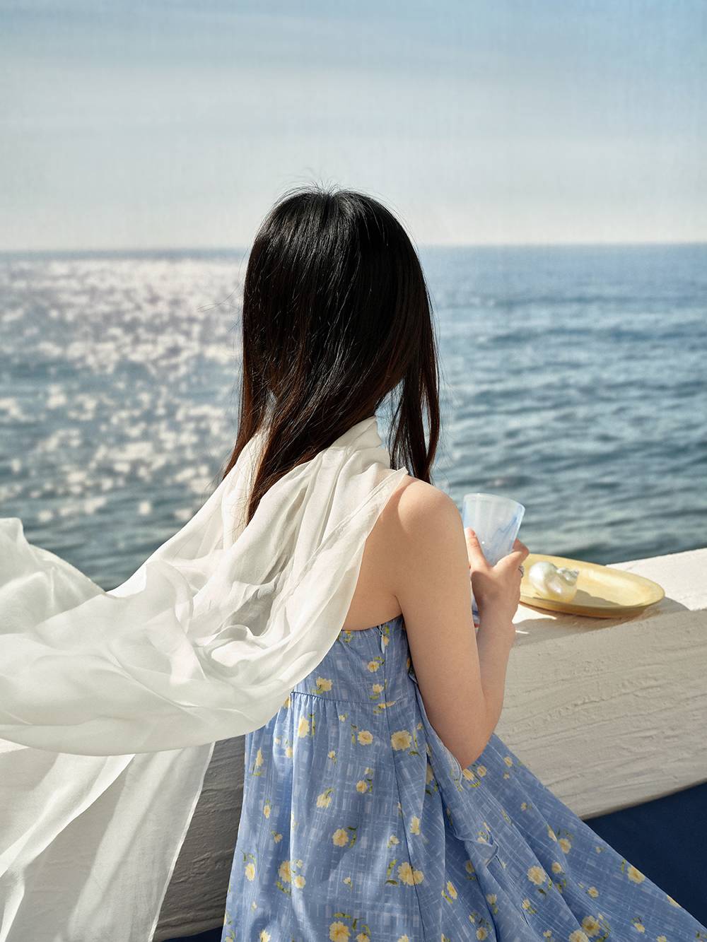 花柄のアシンメトリーキャミドレス – KUOSE.com