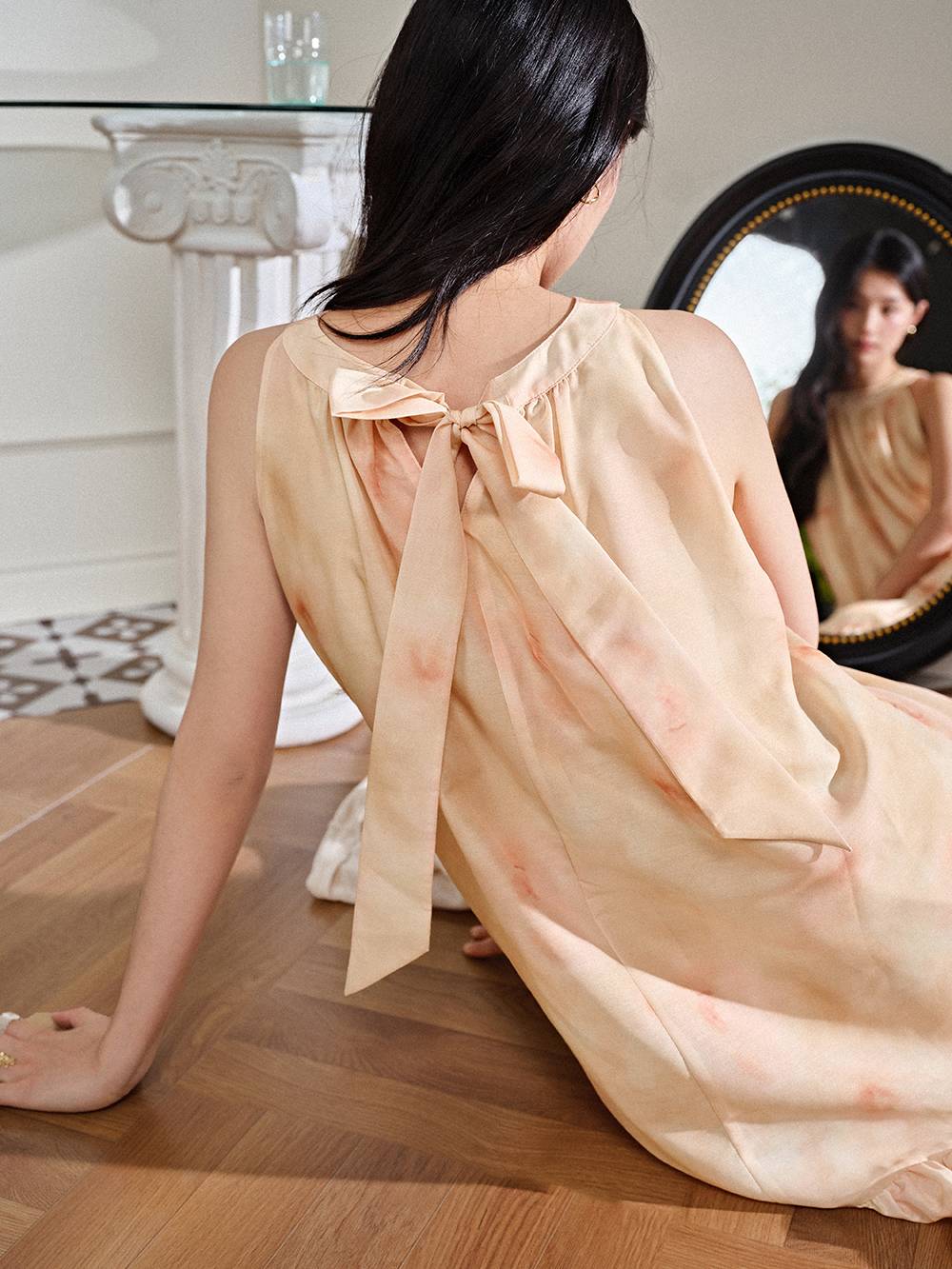 ホルターリボンティアードワンピース – KUOSE.com