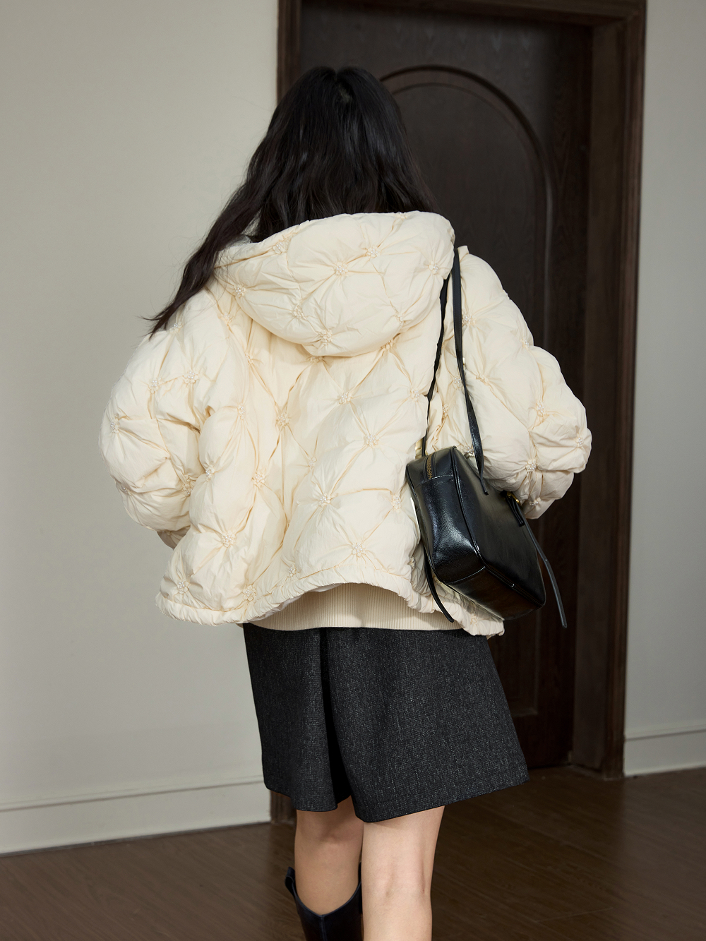 Cloveru Jackets 白 Amazon.com: Mnjyihy Women Hooded Winter Short Puffer Coat