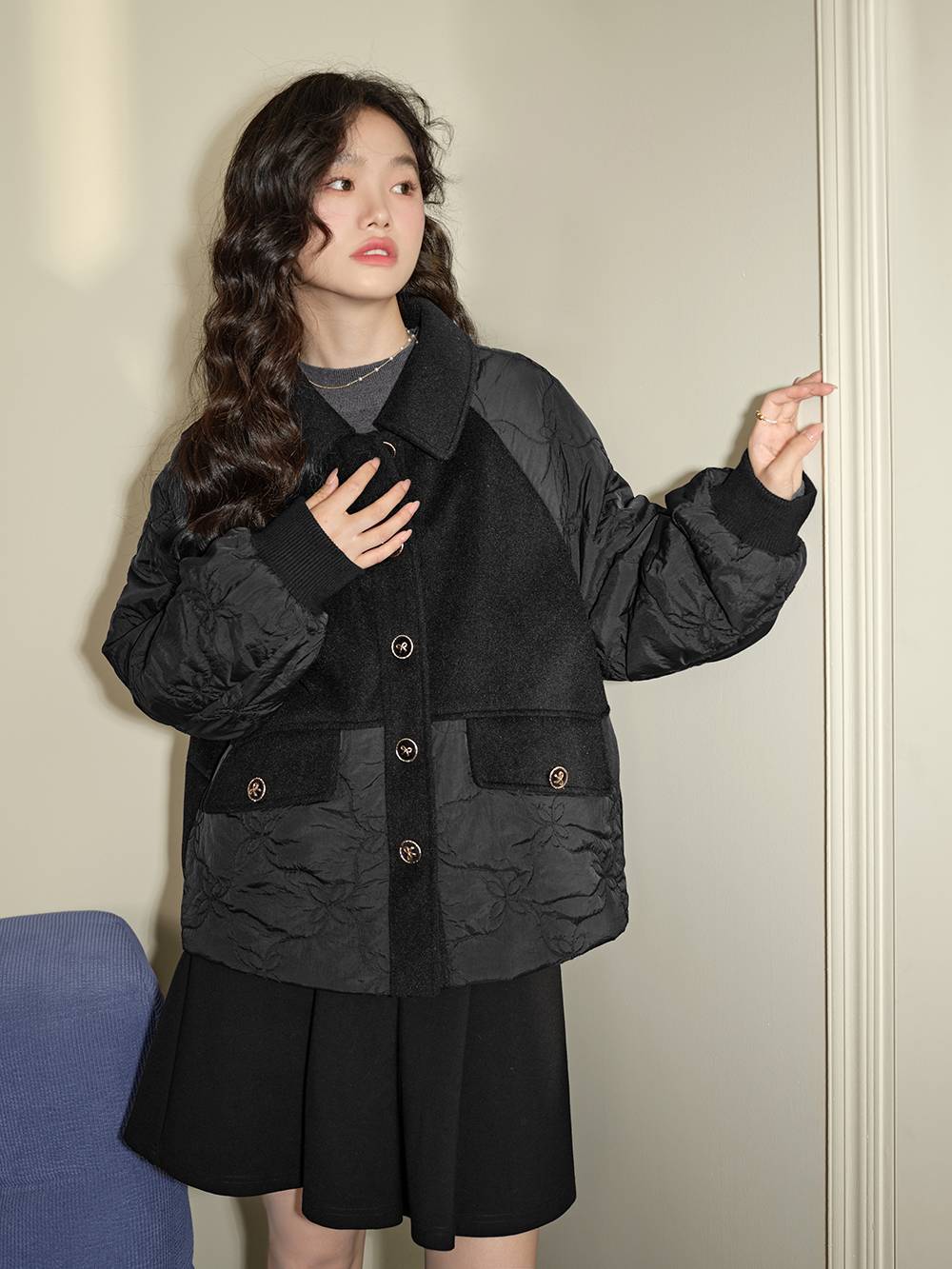 Embroidered Padded Jacket – KUOSE.com Embroidered Padded Jacket – KUOSE.com