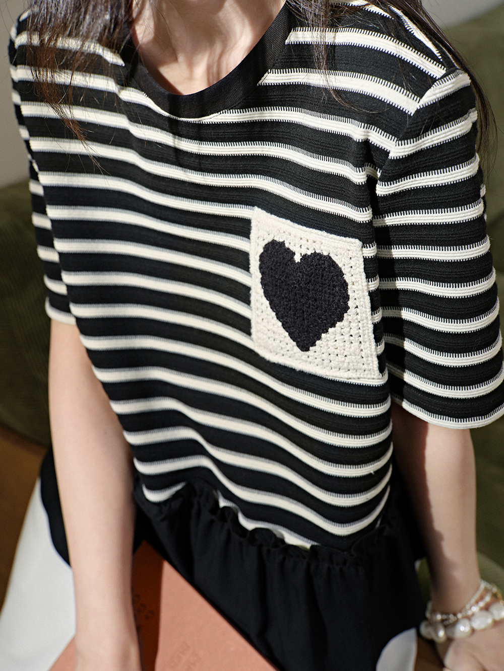 kuose ストライプ　トップス Striped Blouse – KUOSE.com
