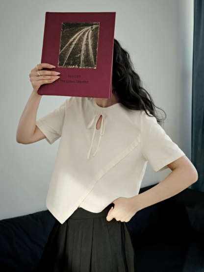 Ribbon Tie Top – KUOSE.com