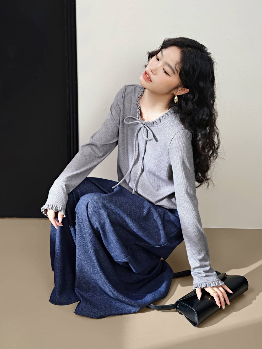フリルニットトップ – KUOSE.com
